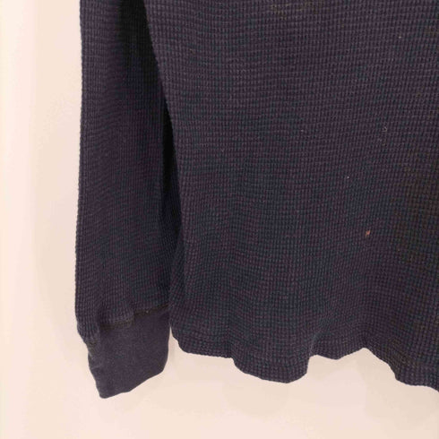 ステューシー Stussy 80s 黒タグ USA製 フロントロゴサーマルTシャツ メンズ import:XL