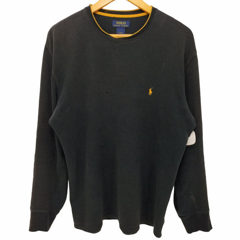 ポロラルフローレン POLO RALPH LAUREN フロント刺繍ロングスリーブワッフルT メンズ import:L