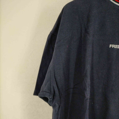 フレッドペリー FRED PERRY ロゴ刺繍鹿の子地クルーネックTシャツ メンズ JPN:L