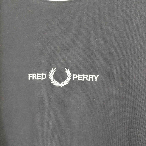 フレッドペリー FRED PERRY ロゴ刺繍鹿の子地クルーネックTシャツ メンズ JPN:L