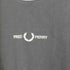 フレッドペリー FRED PERRY ロゴ刺繍鹿の子地クルーネックTシャツ メンズ JPN:L