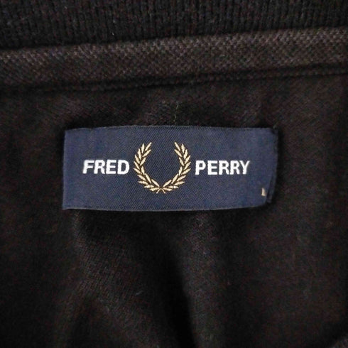 フレッドペリー FRED PERRY ロゴ刺繍鹿の子地クルーネックTシャツ メンズ JPN:L