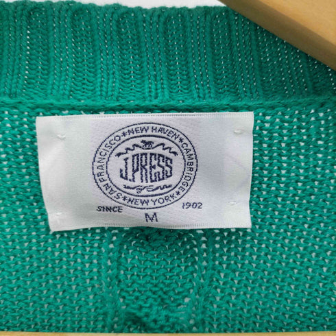 ジェイプレス J.PRESS コットン ケーブルニット カーディガン メンズ JPN:M
