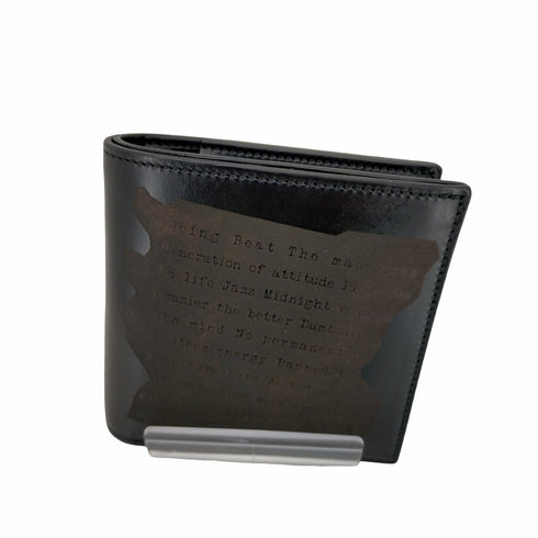 ポータークラシック PORTER CLASSIC KICHIZO 英字刻印2つ折り レザー財布 メンズ