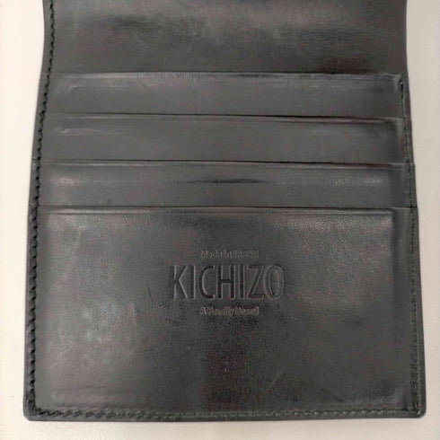 ポータークラシック PORTER CLASSIC KICHIZO 英字刻印2つ折り レザー財布 メンズ