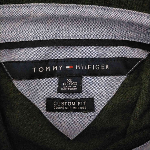 トミーヒルフィガー TOMMY HILFIGER ロゴ刺繍ポロシャツ メンズ JPN:XL