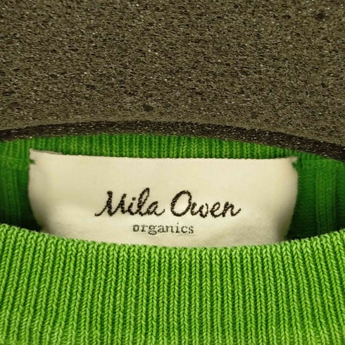 ミラオーウェン Mila Owen オーガニックコットンリブ半袖 レディース JPN:0