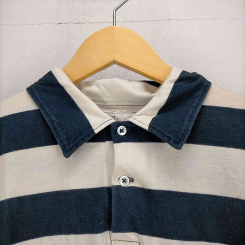 ポロバイラルフローレン Polo by RALPH LAUREN カットソー生地 ボーダーポロシャツ メンズ JPN:L