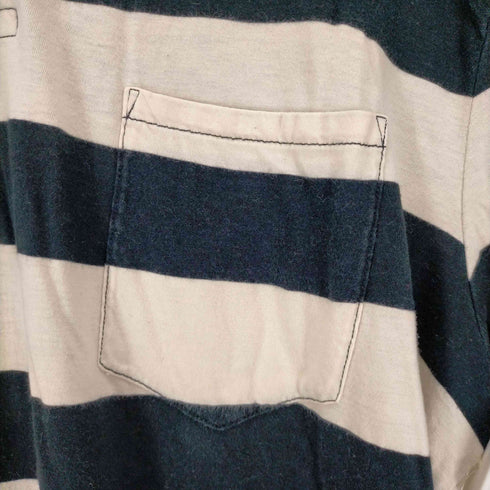 ポロバイラルフローレン Polo by RALPH LAUREN カットソー生地 ボーダーポロシャツ メンズ JPN:L