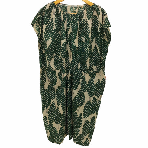 ミナペルホネン mina perhonen 12SS north forest コットンシルクウエストギャザーチュニック ワンピース レディース JPN:36