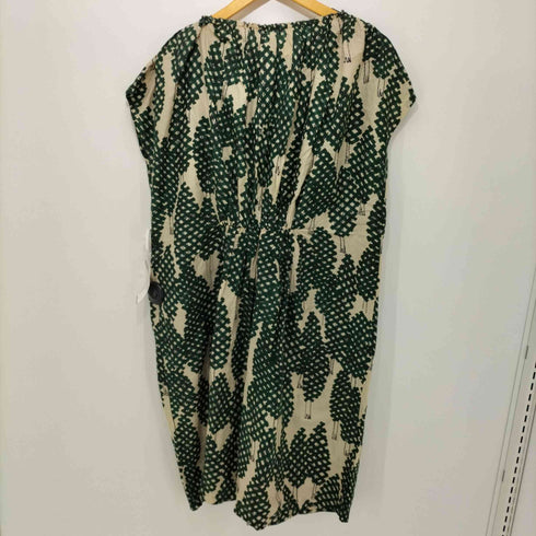 ミナペルホネン mina perhonen 12SS north forest コットンシルクウエストギャザーチュニック ワンピース レディース JPN:36