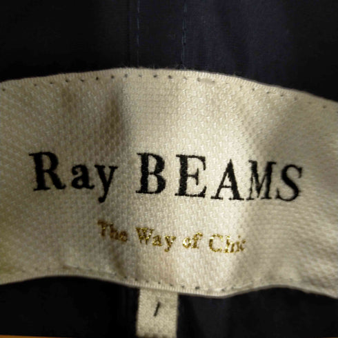 レイビームス Ray BEAMS ドローストリングジップアップロングブルゾン レディース 1