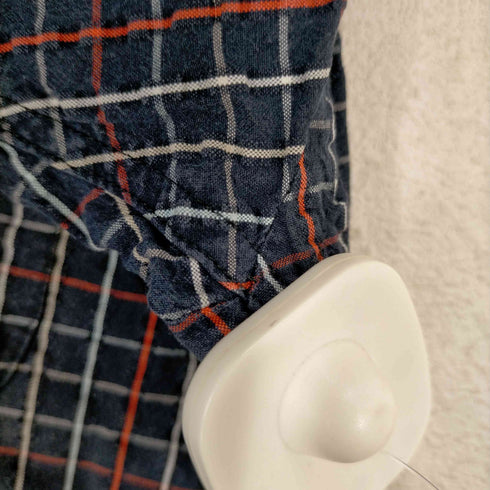 ラコステ LACOSTE チェック柄シアサッカーシャツ メンズ JPN:4