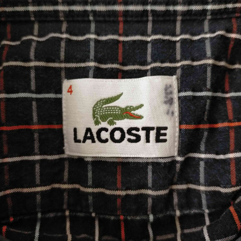 ラコステ LACOSTE チェック柄シアサッカーシャツ メンズ JPN:4