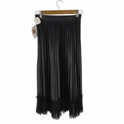 ザラ ZARA フェイクレザー プリーツスカート レディース JPN:S