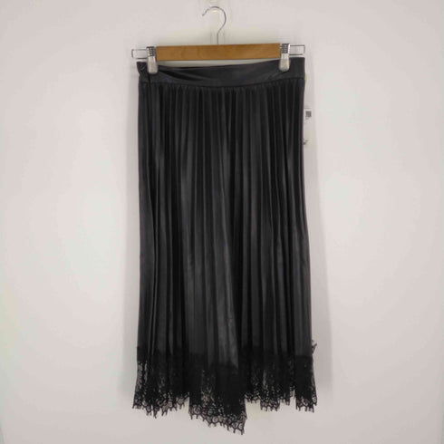 ザラ ZARA フェイクレザー プリーツスカート レディース JPN:S
