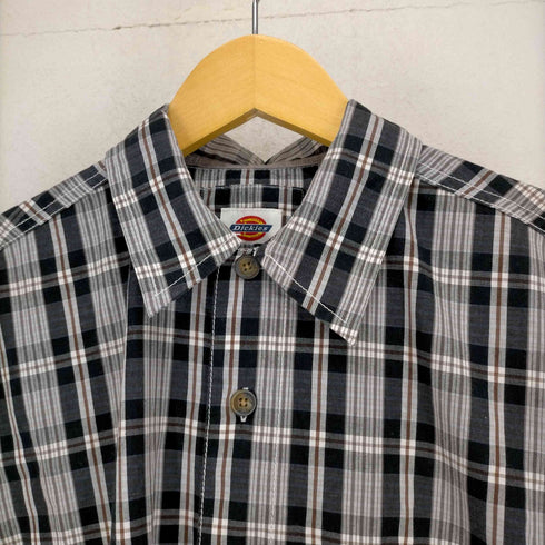 ディッキーズ Dickies チェック柄半袖シャツ メンズ JPN:M