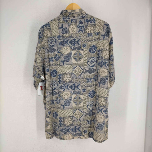 カンピア モダ CAMPIA MODA 総柄レーヨン半袖シャツ メンズ JPN:L