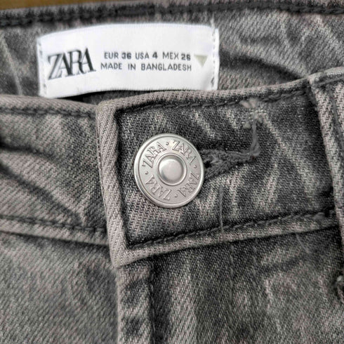 ザラ ZARA HIGH-RISE STOVE PIPE TRF JEANS レディース EUR:36