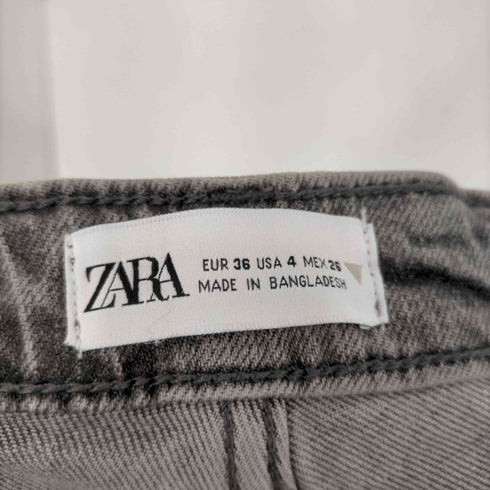 ザラ ZARA HIGH-RISE STOVE PIPE TRF JEANS レディース EUR:36