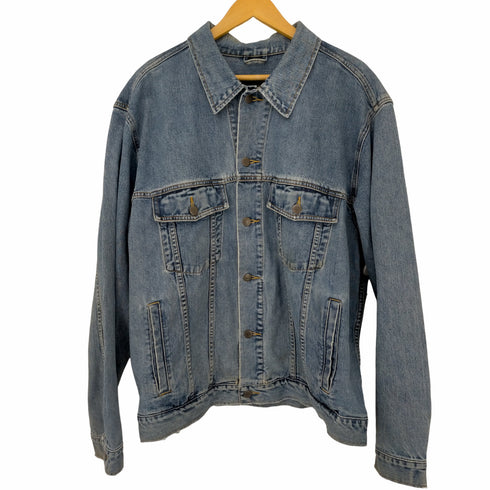 エディーバウアー Eddie Bauer 00S デニムトラッカージャケット メンズ JPN:XL