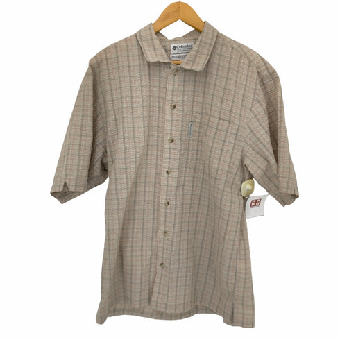コロンビア Columbia シアサッカー半袖シャツ メンズ import:S