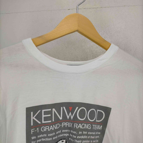 KENWOOD シングルステッチ フロントプリントクルーネックTシャツ メンズ