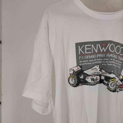 KENWOOD シングルステッチ フロントプリントクルーネックTシャツ メンズ