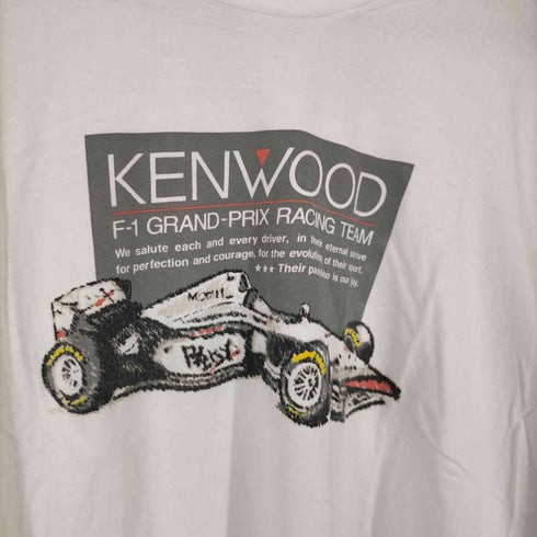 KENWOOD シングルステッチ フロントプリントクルーネックTシャツ メンズ