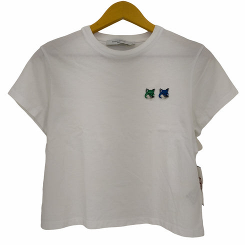 メゾンキツネ MAISON KITSUNE メゾンキツネ ダブルフォックスTシャツ レディース JPN:S