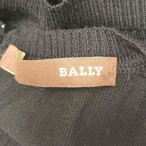 バリー BALLY シルク メリノウール 切替 総柄 ベスト レディース US:4