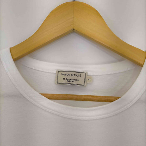 メゾンキツネ MAISON KITSUNE メゾンキツネ フォックス ポケットTシャツ レディース import:S