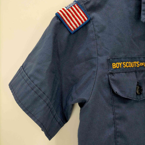 フルギ BOYSCOUTS OF AMERICA OF FICIAL YOUTH SHIRT USA製 ボーイスカウト半袖シャツ レディース YOUTH MEDIUM