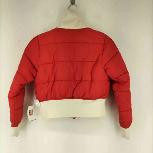 アディダス adidas 00s 04年製 フロントポケット ハイネック バイカラー中綿ジャケット Y2K レディース JPN:M