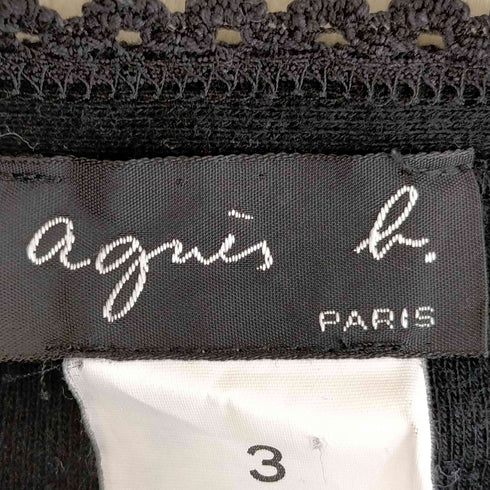 アニエスベー agnes b. PARIS 90s フランス製 コットンカーディガン レディース 3