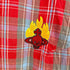 ヴィヴィアンウエストウッドマン Vivienne Westwood MAN ファイヤーオーブ刺繍 タータンチェック S/S BDシャツ メンズ EUR:46