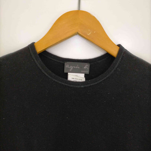 アニエスベー agnes b. PARIS 日本製 クルーネック半袖tシャツ レディース 2