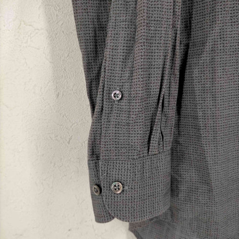 バーバリーロンドン BURBERRY LONDON ロゴ刺繍 総柄 BDシャツ メンズ JPN:M