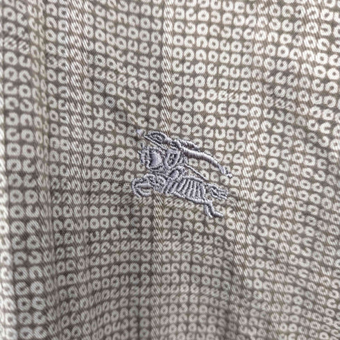 バーバリーロンドン BURBERRY LONDON ロゴ刺繍 総柄 BDシャツ メンズ JPN:M