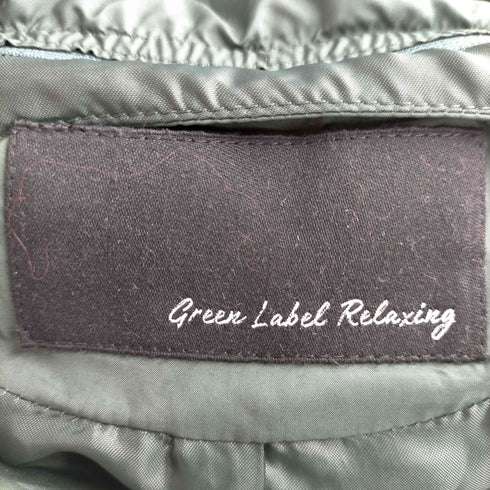 グリーンレーベルリラクシング GREEN LABEL RELAXING 撥水フードショートダウンジャケット レディース JPN:36
