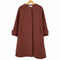 ユナイテッドアローズグリーンレーベルリラクシング UNITED ARROWS green label relaxing FFC アンゴラビーバー スリット ノーカラー コート レディース JPN:36
