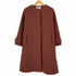 ユナイテッドアローズグリーンレーベルリラクシング UNITED ARROWS green label relaxing FFC アンゴラビーバー スリット ノーカラー コート レディース JPN:36