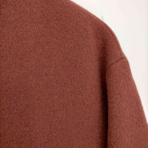 ユナイテッドアローズグリーンレーベルリラクシング UNITED ARROWS green label relaxing FFC アンゴラビーバー スリット ノーカラー コート レディース JPN:36