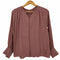 ユナイテッドアローズグリーンレーベルリラクシング UNITED ARROWS green label relaxing FFC パウダリー ギャザー ブラウス レディース