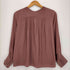 ユナイテッドアローズグリーンレーベルリラクシング UNITED ARROWS green label relaxing FFC パウダリー ギャザー ブラウス レディース