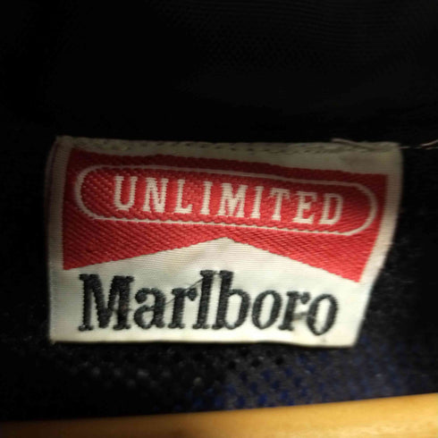 マルボロ Marlboro 90s スタンドカラーナイロンジャケット フード収納 メンズ XL