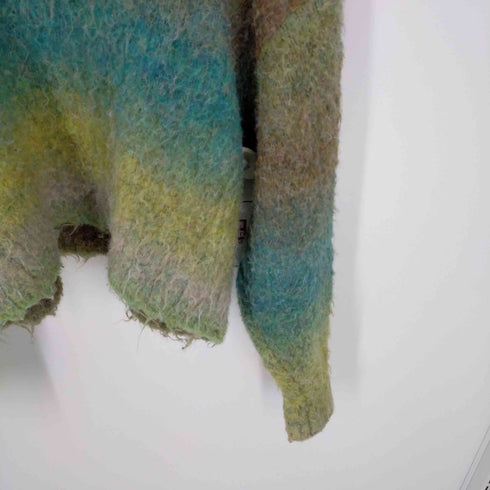 レイビームス Ray BEAMS グラデーションクルーネックシャギーニット クロップド レディース
