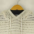 ザラ ZARA クロップド ノースリーブクロッシェニットフーディ レディース JPN:M
