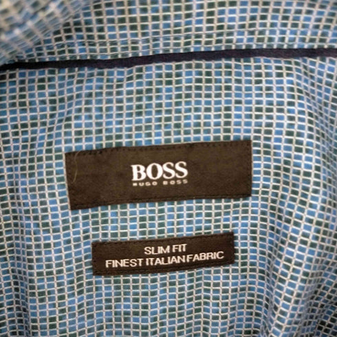 ヒューゴボス HUGO BOSS slim fit ridley_F-B-01 ホリゾンタルカラー メンズ JPN:M