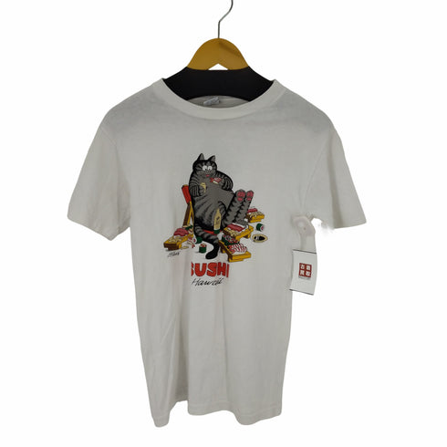BK WORM CATS USA製 プリントS/S TEE 猫 寿司 CAT メンズ import:S